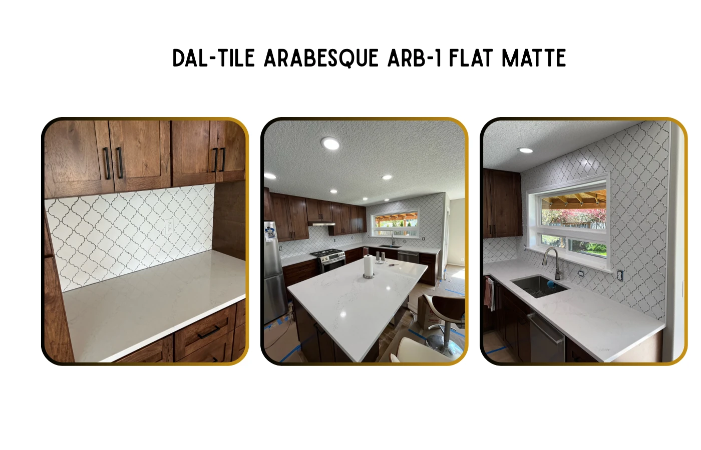 Dal-Tile ARABESQUE ARB-1 FLAT MATTE installation