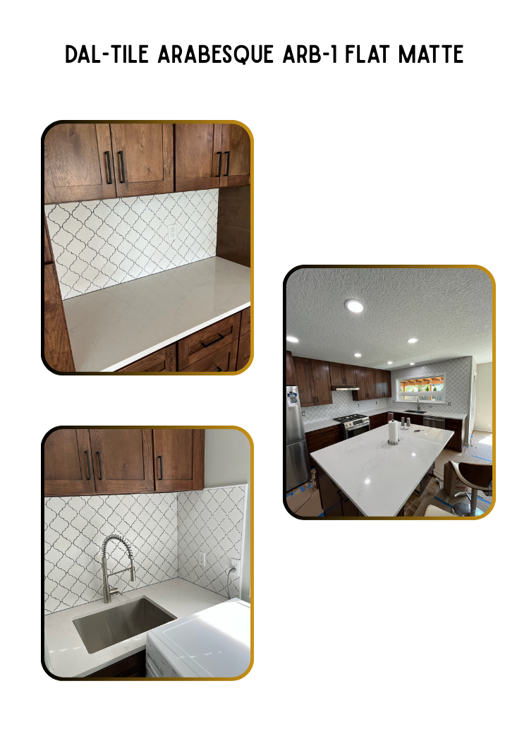 Dal-Tile  ARABESQUE ARB-1 FLAT MATTE installation