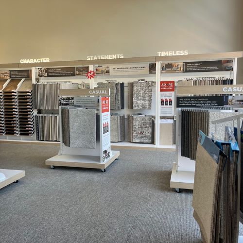carpet showroom at Floors with Flair